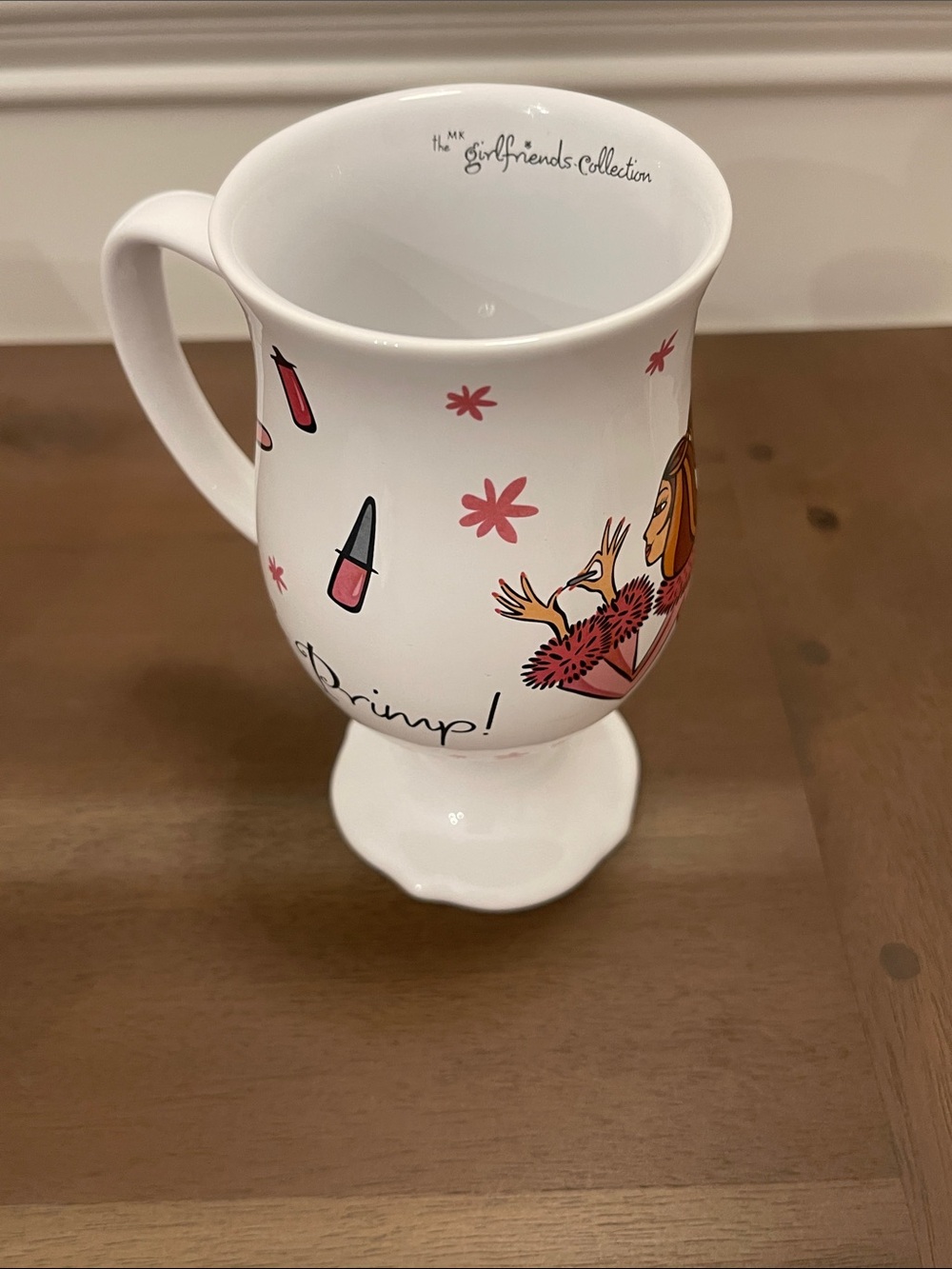 NEW The Girlfriends Collection “Lets Primp” 10 oz Pedestal Mug - Picture 3 of 7